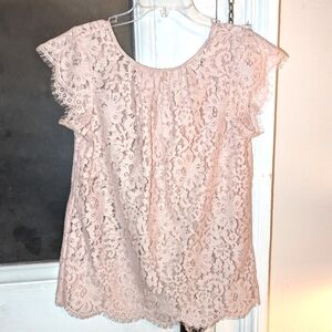 Joie blush lace top, size Small